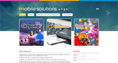 Desktop Screenshot of mobilesolutions.cl