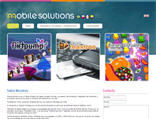 Tablet Screenshot of mobilesolutions.cl
